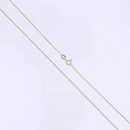 Halskedja GHA pansarlänk längd 57cm, bredd 1mm, 9K Vikt: 1,8 g