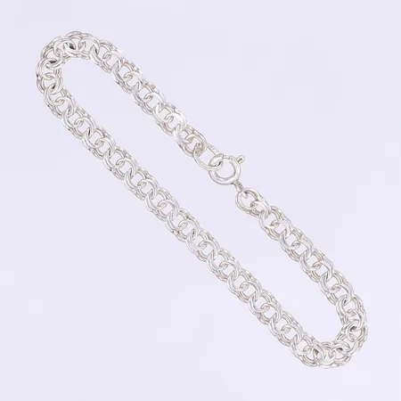 Armband Bismarck längd 16cm, bredd 5mm silver 925/1000 Vikt: 3,9 g