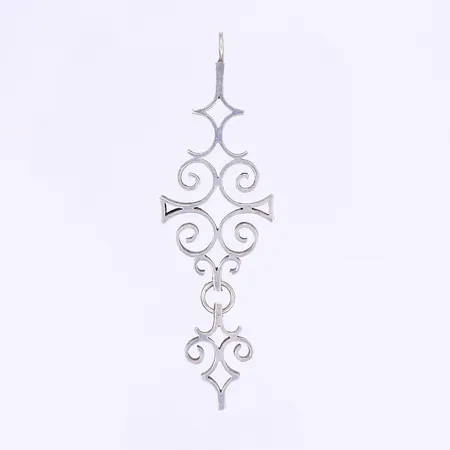Hänge längd 8cm, bredd 2-25mm silver 925/1000  Vikt: 7,7 g