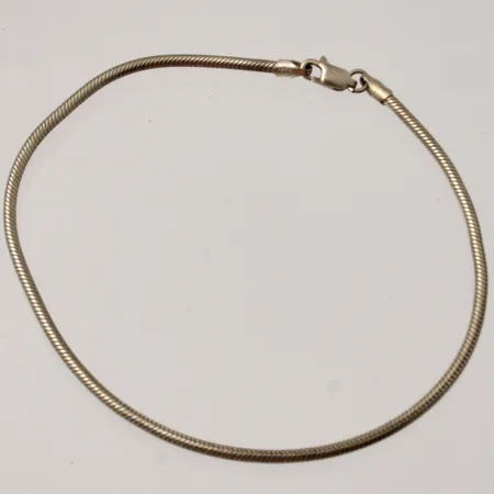Armband 24cm ormlänk bredd 2,2mm, 925/1000 silver, 8,55g.