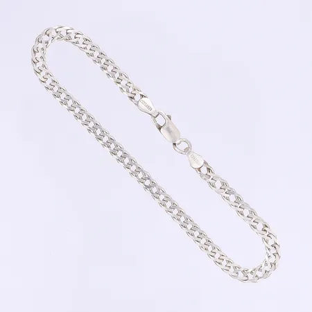 Armband längd 20cm, bredd 4mm, silver 925/1000 Vikt: 5,2 g
