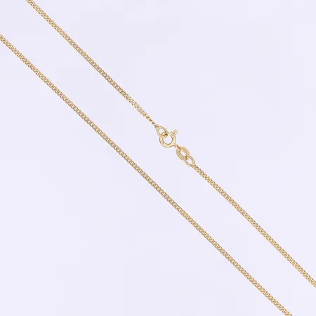 Halskedja Balestra pansarlänk, längd 42cm, bredd 1,5mm, 18K Vikt: 4,3 g