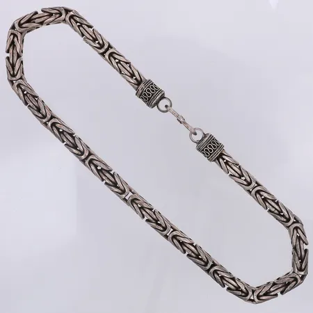 Kedja Kejsar längd 56,5cm bredd 9mm S-lås, 925/1000 silver Vikt: 186,1 g