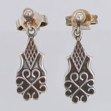 Ett par örhängen Norrbotten Boströms 20mm, 925/1000 silver Vikt: 2,4 g