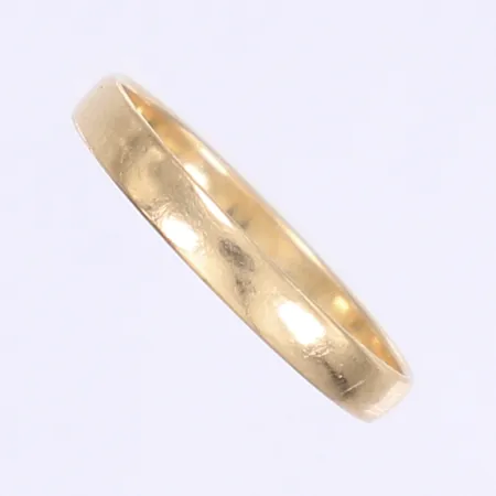 Ring slät stl 19, gravyr, 18K Vikt: 2 g