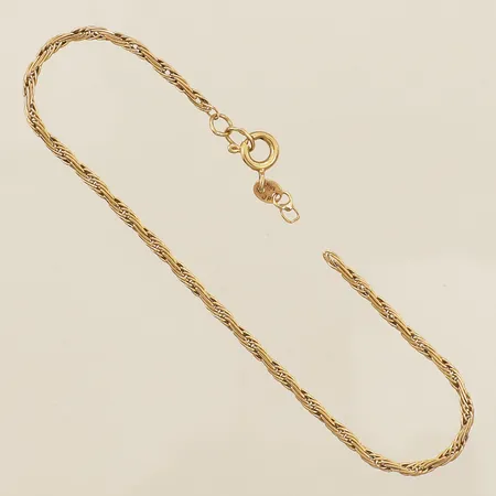 Armband längd 19cm defekt 18K Vikt: 2,7 g