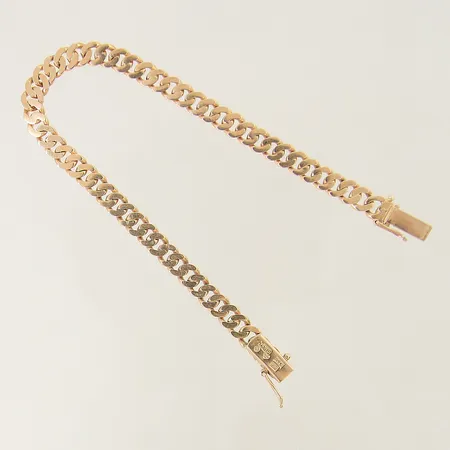 Armband Pansar längd 19cm bredd 5,8mm 18K Vikt: 14,8 g