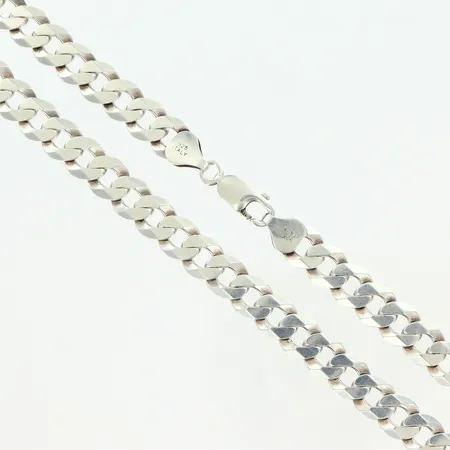 Kedja Pansar längd 50,5cm, bredd 7,5mm, Italy 925/1000 Vikt: 29,4 g