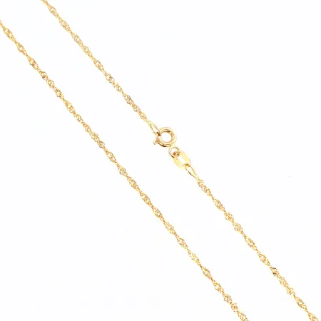 Kedja Singapore längd 44cm, bredd 2mm, 18K Vikt: 2,1 g
