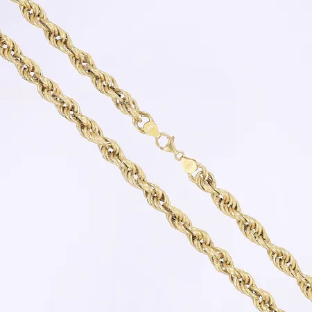 Halskedja Cordell 67cm, bredd 8mm, ihålig, delvis bucklig 18K Vikt: 25,8 g