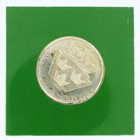 Mynt 100kr år 1985 världsungdomsåret, plast etui, 925/1000 Vikt: 16 g