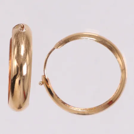 Ett par örhängen Creoler Ø21mm 18K Vikt: 1,7 g