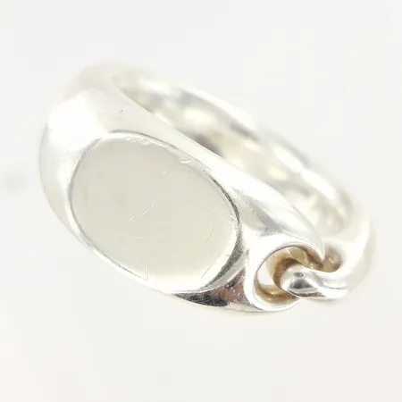 Klackring Georg Jensen nr 652C stl:17¾/56, repor, box, ytterkartong, silver 925/1000 Vikt: 15,2 g