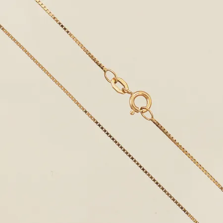 Kedja Venezia längd 36,5cm bredd 0,8mm 18K Vikt: 2,2 g