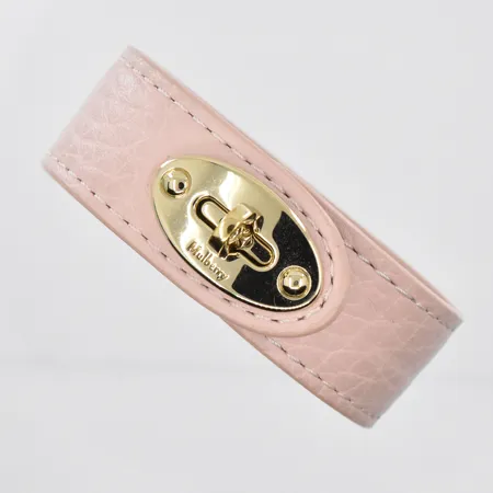 Armband Mulberry Bayswater rosa läder stl S/ innermått i låst läge 16 cm, bredd 20 mm, ytterkartong
