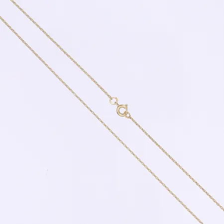 Halskedja ankarlänk 42cm, bredd 1mm, 18K Vikt: 2,3 g