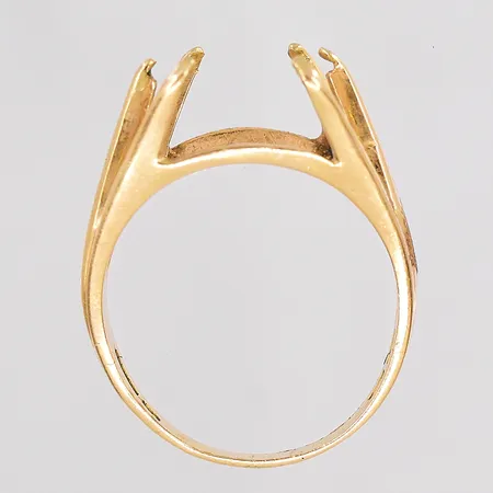 Ring stl:18¼ defekt sten saknas 18K Vikt: 5,1 g