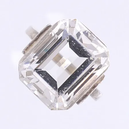 Ring Wiven Nilsson med bergkristall stl:14¾, bredd 2-15mm, svenska stämplar, sten något lös i fattningen, silver 925/1000, Bruttovikt: 7,5g Vikt: 7,5 g