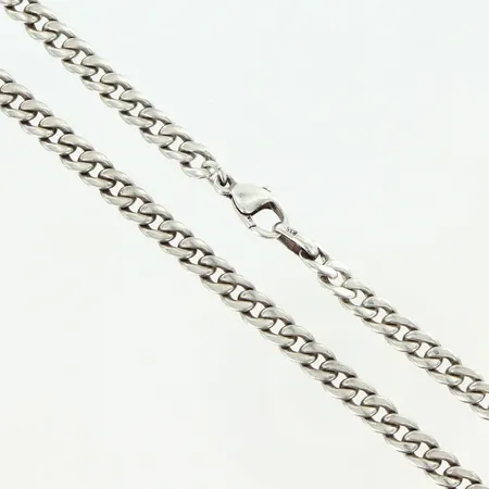 Kedja Pansar längd 46,5cm, bredd 5mm, silver 835/1000 Vikt: 29,3 g