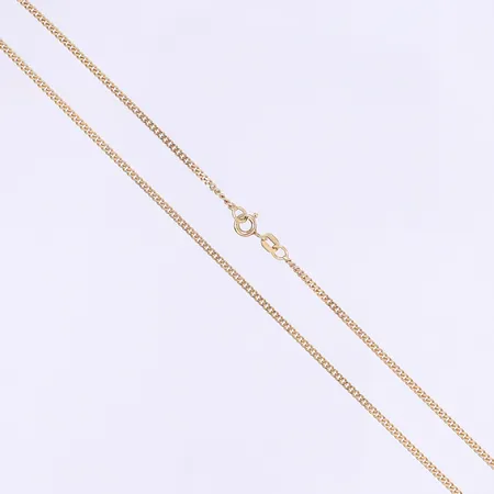 Halskedja Pansar Balestra 40cm, bredd 2mm 18K Vikt: 4,6 g