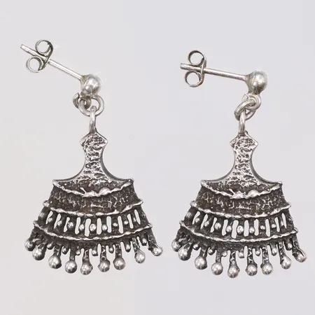 Ett par örhängen, 24x20mm, 925/1000 silver  Vikt: 4,2 g