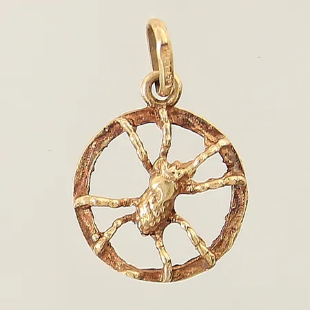 Hänge spindel 24x16mm 18K Vikt: 1,4 g