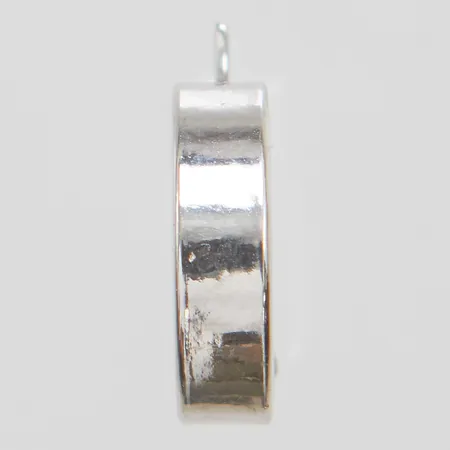 Örhänge creol udda Ø12,3mm, bredd: 3,5mm, GHA, vitguld, 18K Vikt: 0,9 g