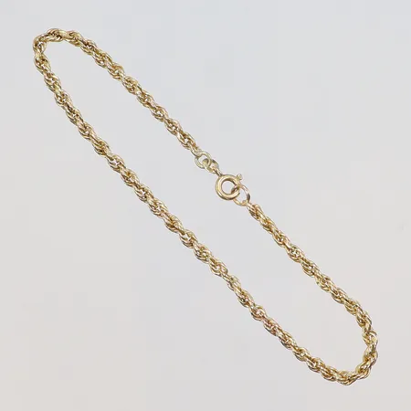 Armband Cordell 19cm bredd 2mm 18K Vikt: 2,2 g på auktion i Göteborg Mölndal hos Pantbanken Sverige