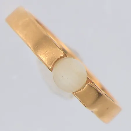 Ring defekt pärla stl:17, 18K Vikt: 2 g