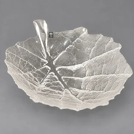 Fat Löv, Mats Jonasson, Målerås, längd ca 33cm höjd ca 8cm, brukslitage, kristall Skickas med paket.
