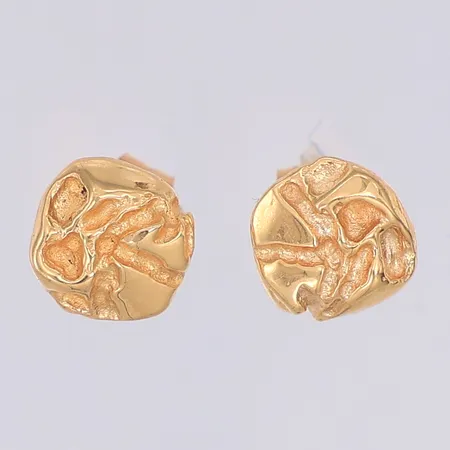 Ett par örhängen 7mm, 18K Vikt: 1,2 g
