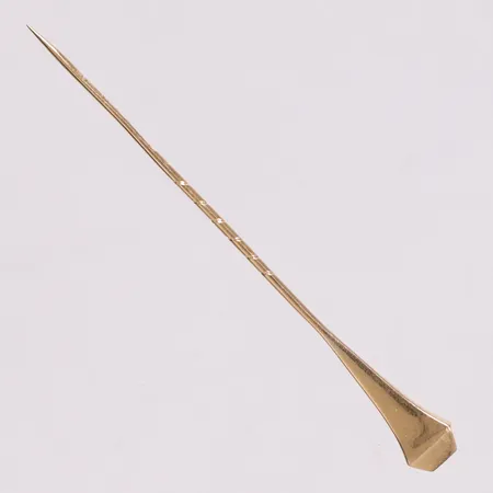 Kravattnål längd 7cm 18K Vikt: 1,3 g
