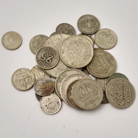 Mynt i silver, 400/1000, 101,15g.