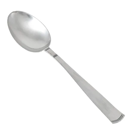 10 bordsskedar Rosenholm längd ca 182mm, silver 407,1g.