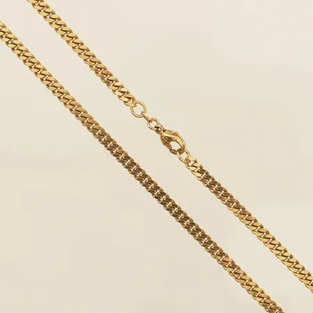 Kedja Pansar längd 49,5cm bredd 3,8mm 18K Vikt: 27,9 g