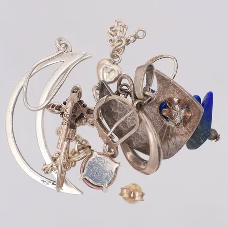 Diverse udda & defekt silver, 830-925/1000 Vikt: 11,8 g Skickas med postpaket.