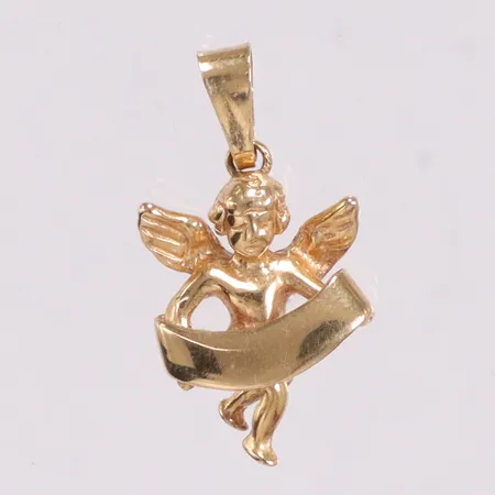 Hänge ängel längd 2,5cm bredd 12,3mm 18K Vikt: 2,8 g