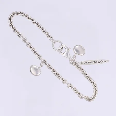 Armband Ankar med berlocker 18cm, bredd 3mm, silver 925/1000 Vikt: 8,5 g