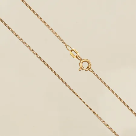 Kedja Pansar längd 52,5cm bredd 1,1mm 18K Vikt: 2,5 g