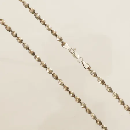 Collier tvinad längd 45cm, bredd 5,3mm CGH silver 925/1000 Vikt: 14,4 g