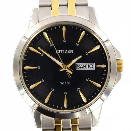 Herrur Citizen WR50 Quartz, Spansk dag, datumfönster, serienummer: 562221492, referensnummer: 1502-S097843, stål, nyskick/fint skick, ytterkartong, box, extra länkbitar, korthållare Vikt: 0 g