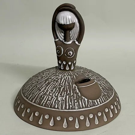 Figurin blomflicka Norrmans Motala Omberg höjd ca 20cm Skickas med paket.