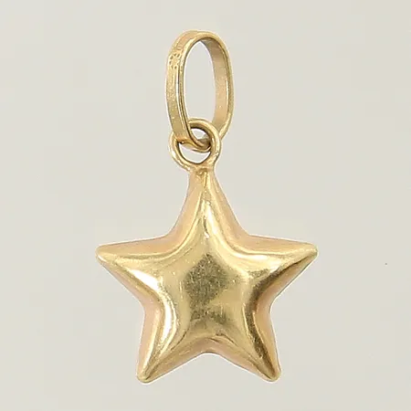Hänge stjärna 15x10mm 18K Vikt: 0,5 g