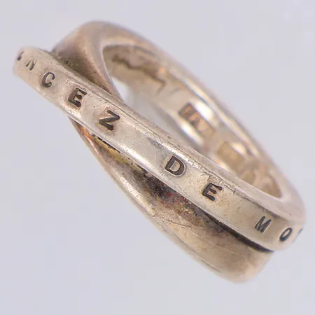 Ring Efva Attling Pencez de moy stl:16¾, 925/1000 silver Vikt: 9,7 g