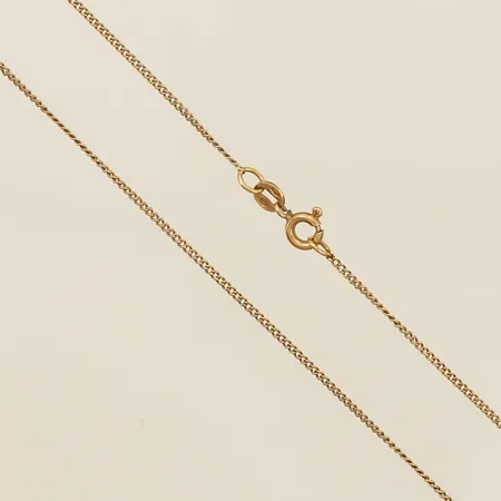 Kedja Pansar längd 44,5cm bredd 1,1mm 18K Vikt: 2,2 g