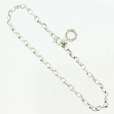 Armband Thomas Sabo ärtlänk längd 19cm, bredd 3mm, silver 925/1000 Vikt: 3,5 g