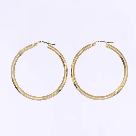 Örhängen Creoler Ø43mm, bredd 2mm 18K Vikt: 3,2 g