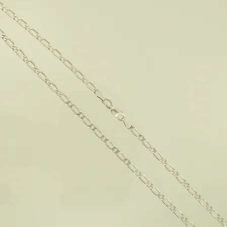 Halskedja, 46cm, bredd 3,3mm, Silver 925/1000 Vikt: 6,9 g
