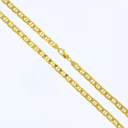 Kedja längd 56cm, bredd 6mm, 18K Vikt: 28,4 g