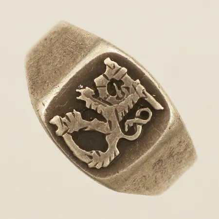 Ring stl:22¼ bredd 3,9mm klippt skena silver 925/1000 Vikt: 8,1 g